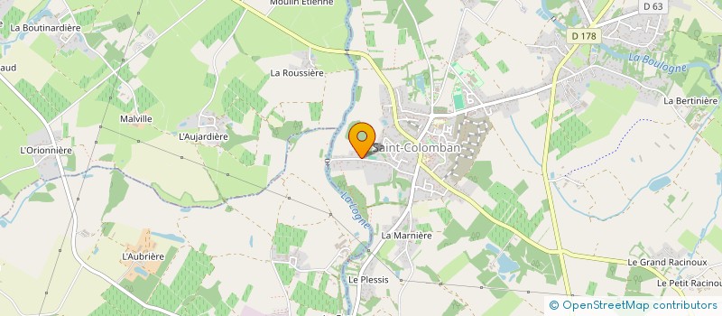 localisation de l'entreprise MONSIEUR STEPHANE PARPAILLON  SAINT-COLOMBAN