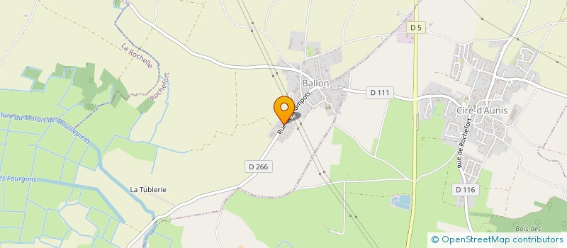 localisation de l'entreprise MONSIEUR STEPHANE PARTHENAY  BALLON