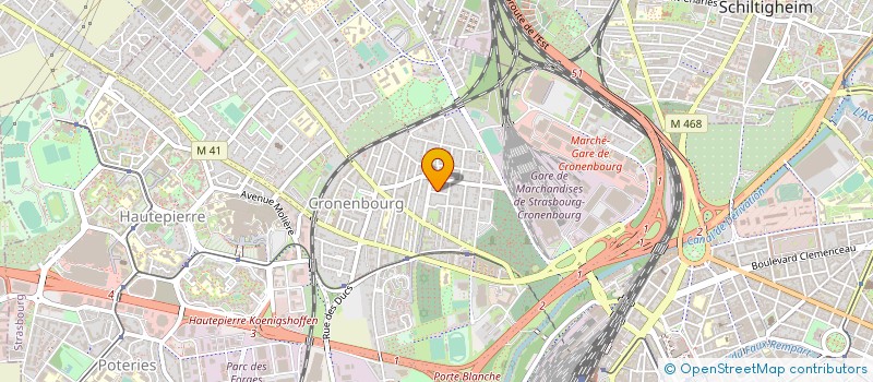 localisation de l'entreprise MONSIEUR STEPHANE PARTOUCHE à STRASBOURG