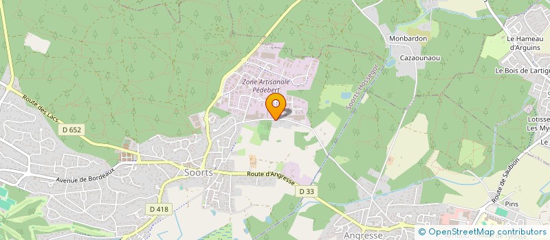 localisation de l'entreprise MONSIEUR STEPHANE PASCAL  SOORTS-HOSSEGOR