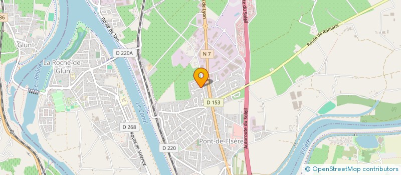 localisation de l'entreprise MONSIEUR STEPHANE PASQUET  PONT-DE-L'ISERE