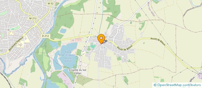 localisation de l'entreprise MONSIEUR STEPHANE PASSELAIGUE  PERIGNAT-SUR-ALLIER