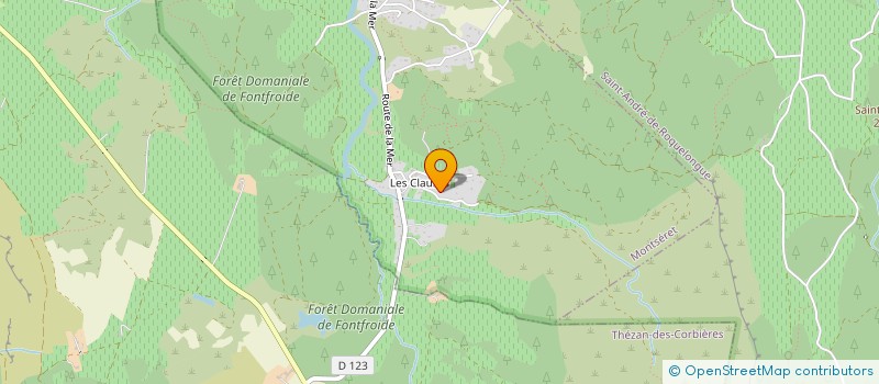 localisation de l'entreprise MONSIEUR STEPHANE PASTRE  MONTSERET