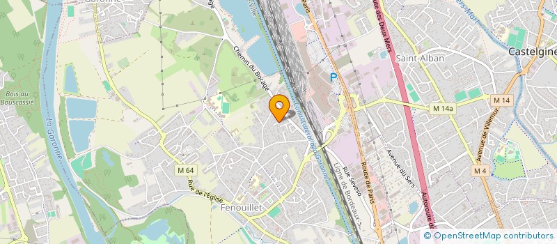 localisation de l'entreprise MONSIEUR STEPHANE PASUT  FENOUILLET