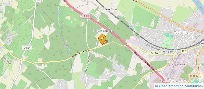 localisation de l'entreprise MONSIEUR STEPHANE PATROUILLEAU  FARGUES