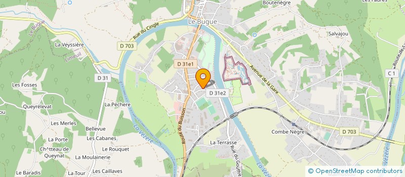 localisation de l'entreprise MONSIEUR STEPHANE PAU  LE BUGUE