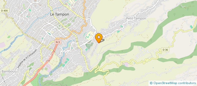 localisation de l'entreprise MONSIEUR STEPHANE PAYET  LE TAMPON