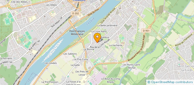 localisation de l'entreprise MONSIEUR STEPHANE PEAN  BLOIS