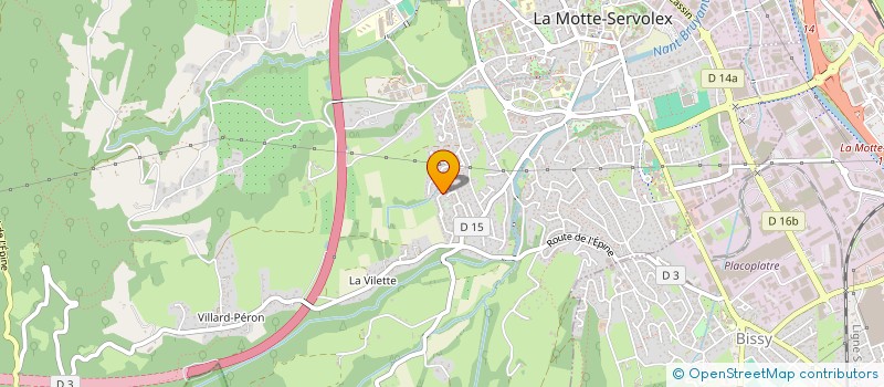 localisation de l'entreprise MONSIEUR STEPHANE PEDRETTI  LA MOTTE-SERVOLEX