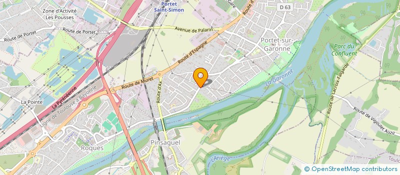 localisation de l'entreprise MONSIEUR STEPHANE PENLAE  PORTET-SUR-GARONNE