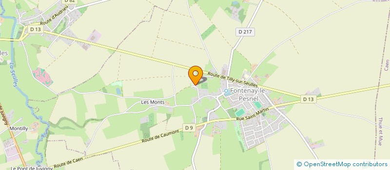 localisation de l'entreprise MONSIEUR STEPHANE PENON à FONTENAY-LE-PESNEL