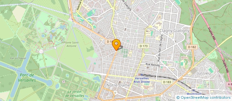 localisation de l'entreprise MONSIEUR STEPHANE PEREIRA à VERSAILLES