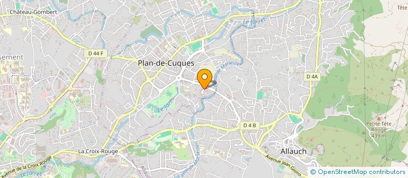 localisation de l'entreprise MONSIEUR STEPHANE PERETTI  PLAN-DE-CUQUES