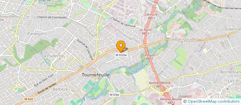 localisation de l'entreprise MONSIEUR STEPHANE PEREZ  TOURNEFEUILLE