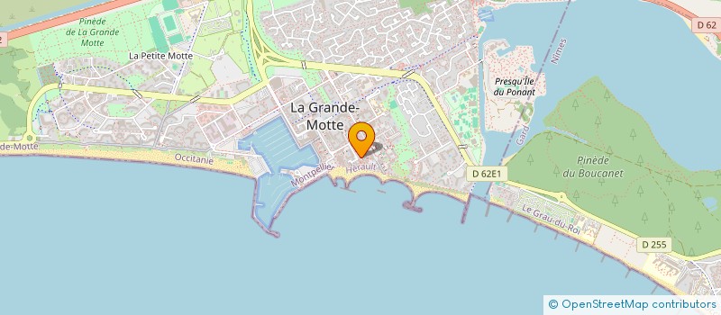 localisation de l'entreprise MONSIEUR STEPHANE PEREZ  LA GRANDE-MOTTE