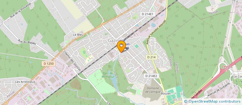 localisation de l'entreprise MONSIEUR STEPHANE PERIGAUD à CESTAS