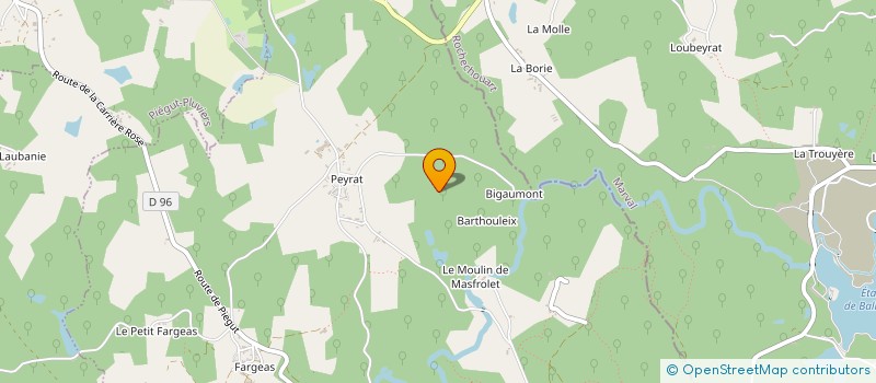 localisation de l'entreprise MONSIEUR STEPHANE PERINET  ST-MARTIN-LE-PIN