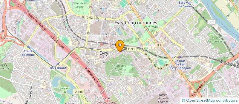 localisation de l'entreprise MONSIEUR STEPHANE PERNET  EVRY-COURCOURONNES