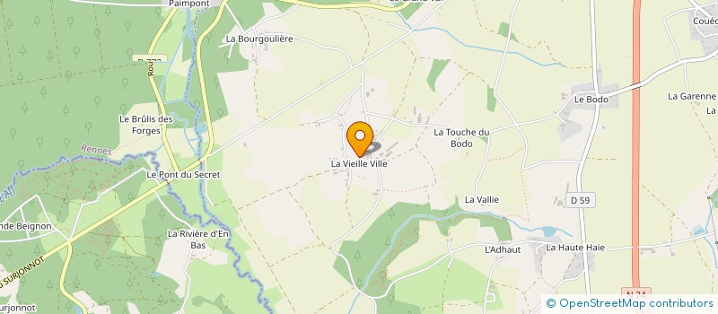 localisation de l'entreprise MONSIEUR STEPHANE PERON  PLELAN-LE-GRAND