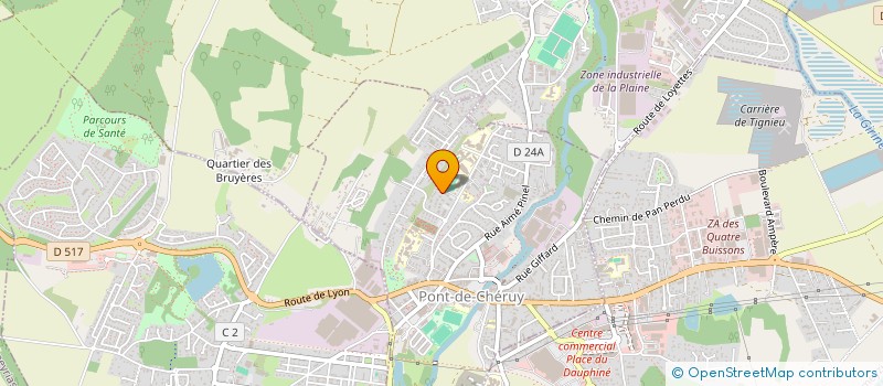 localisation de l'entreprise MONSIEUR STEPHANE PERONNE  PONT-DE-CHERUY