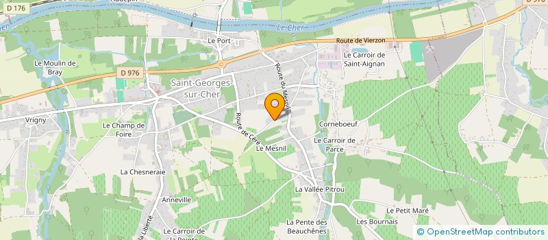 localisation de l'entreprise MONSIEUR STEPHANE PERRAULT  SAINT-GEORGES-SUR-CHER