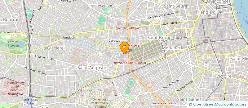 localisation de l'entreprise MONSIEUR STEPHANE PERRET  BORDEAUX