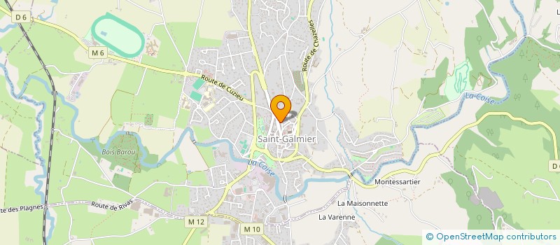 localisation de l'entreprise MONSIEUR STEPHANE PERRET  SAINT-GALMIER