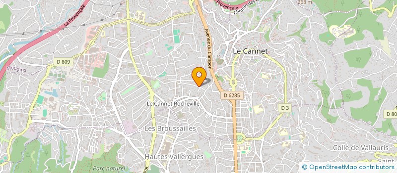 localisation de l'entreprise MONSIEUR STEPHANE PERRIN à LE CANNET