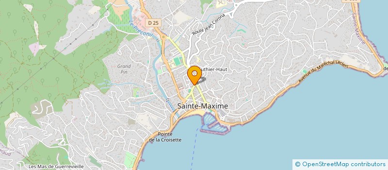 localisation de l'entreprise MONSIEUR STEPHANE PERSOGLIO à SAINTE-MAXIME