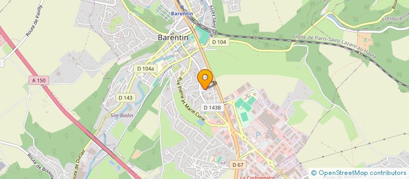 localisation de l'entreprise MONSIEUR STEPHANE PERTUET  BARENTIN