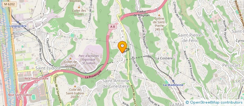 localisation de l'entreprise MONSIEUR STEPHANE PERUCCON  NICE