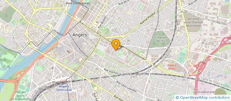 localisation de l'entreprise MONSIEUR STEPHANE PETIBON à ANGERS