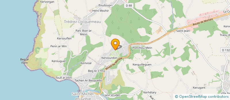localisation de l'entreprise MONSIEUR STEPHANE PETILLEAU à TREDREZ-LOCQUEMEAU