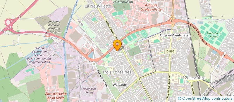 localisation de l'entreprise MONSIEUR STEPHANE PETIT à REIMS