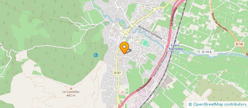 localisation de l'entreprise MONSIEUR STEPHANE PETIT  CUERS