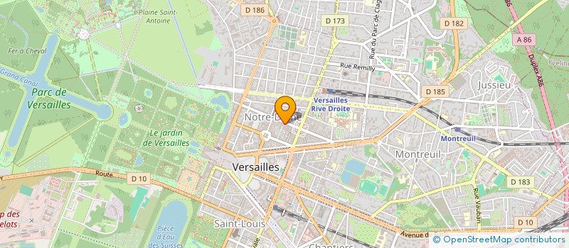 localisation de l'entreprise MONSIEUR STEPHANE PETRON à VERSAILLES