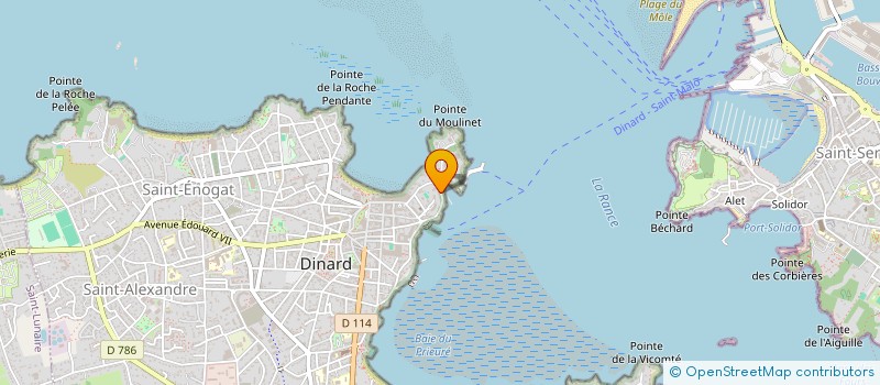 localisation de l'entreprise MONSIEUR STEPHANE PEYE  DINARD