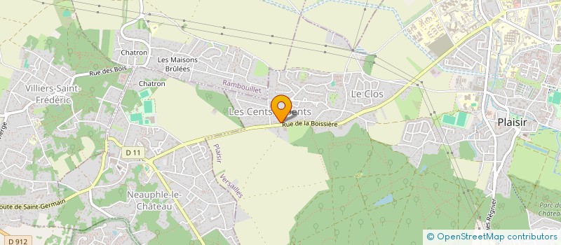 localisation de l'entreprise MONSIEUR STEPHANE PEYRARD à PLAISIR