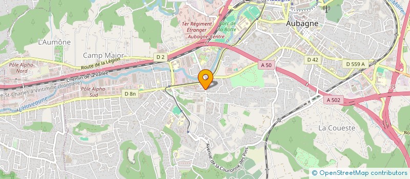 localisation de l'entreprise MONSIEUR STEPHANE PHAN à AUBAGNE