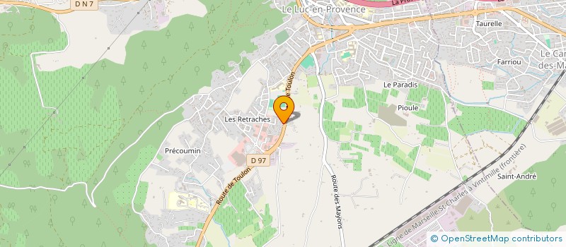 localisation de l'entreprise MONSIEUR STEPHANE PHELUT  DRAGUIGNAN