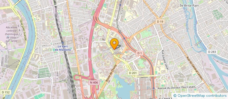 localisation de l'entreprise MONSIEUR STEPHANE PHILIPPE  CRETEIL