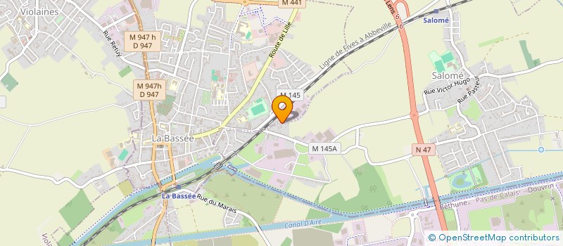 localisation de l'entreprise MONSIEUR STEPHANE PHILIPPE  SALOME