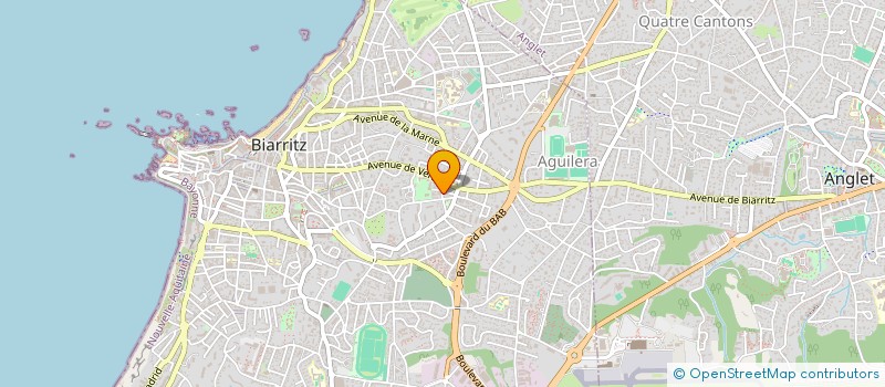 localisation de l'entreprise MONSIEUR STEPHANE PHILIPPE  BIARRITZ