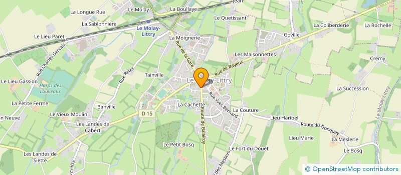 localisation de l'entreprise MONSIEUR STEPHANE PHILIPPE à LE MOLAY-LITTRY