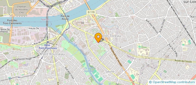 localisation de l'entreprise MONSIEUR STEPHANE PHILIPPE  NANTES