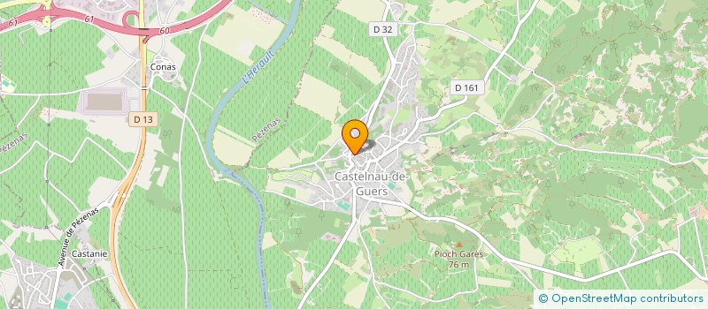 localisation de l'entreprise MONSIEUR STEPHANE PIBRE  CASTELNAU-DE-GUERS