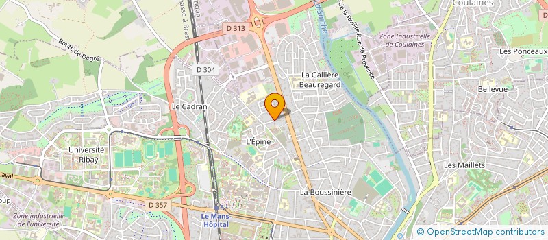 localisation de l'entreprise MONSIEUR STEPHANE PICAULT  LE MANS