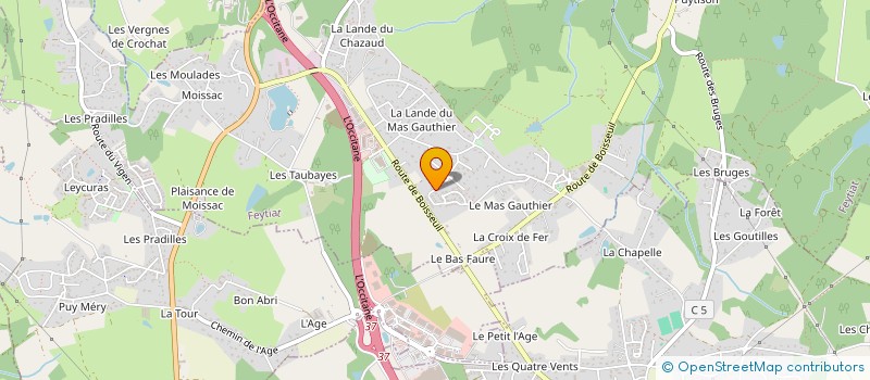 localisation de l'entreprise MONSIEUR STEPHANE PICQUE à BOISSEUIL