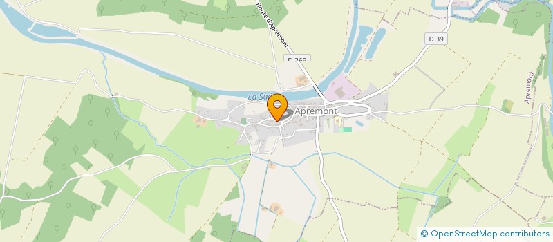 localisation de l'entreprise MONSIEUR STEPHANE PIDANCIER  APREMONT