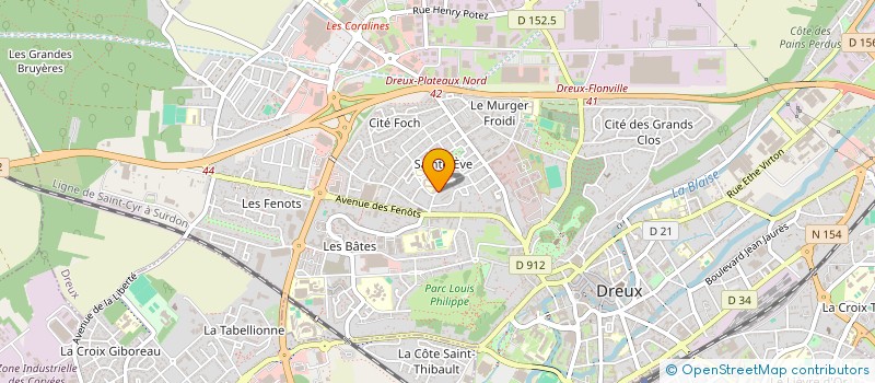 localisation de l'entreprise MONSIEUR STEPHANE PIERI à DREUX
